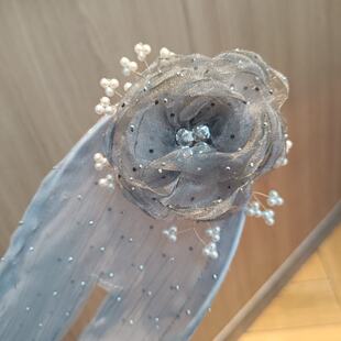 懒人花朵盘发神器丸子头蝴蝶盘发器后脑勺扎头发女扭扭夹法式 发夹