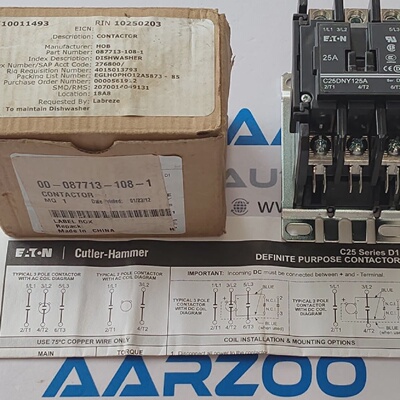 1PC Neuf Eaton C25DNY125A Definite But Contacteur Puissance