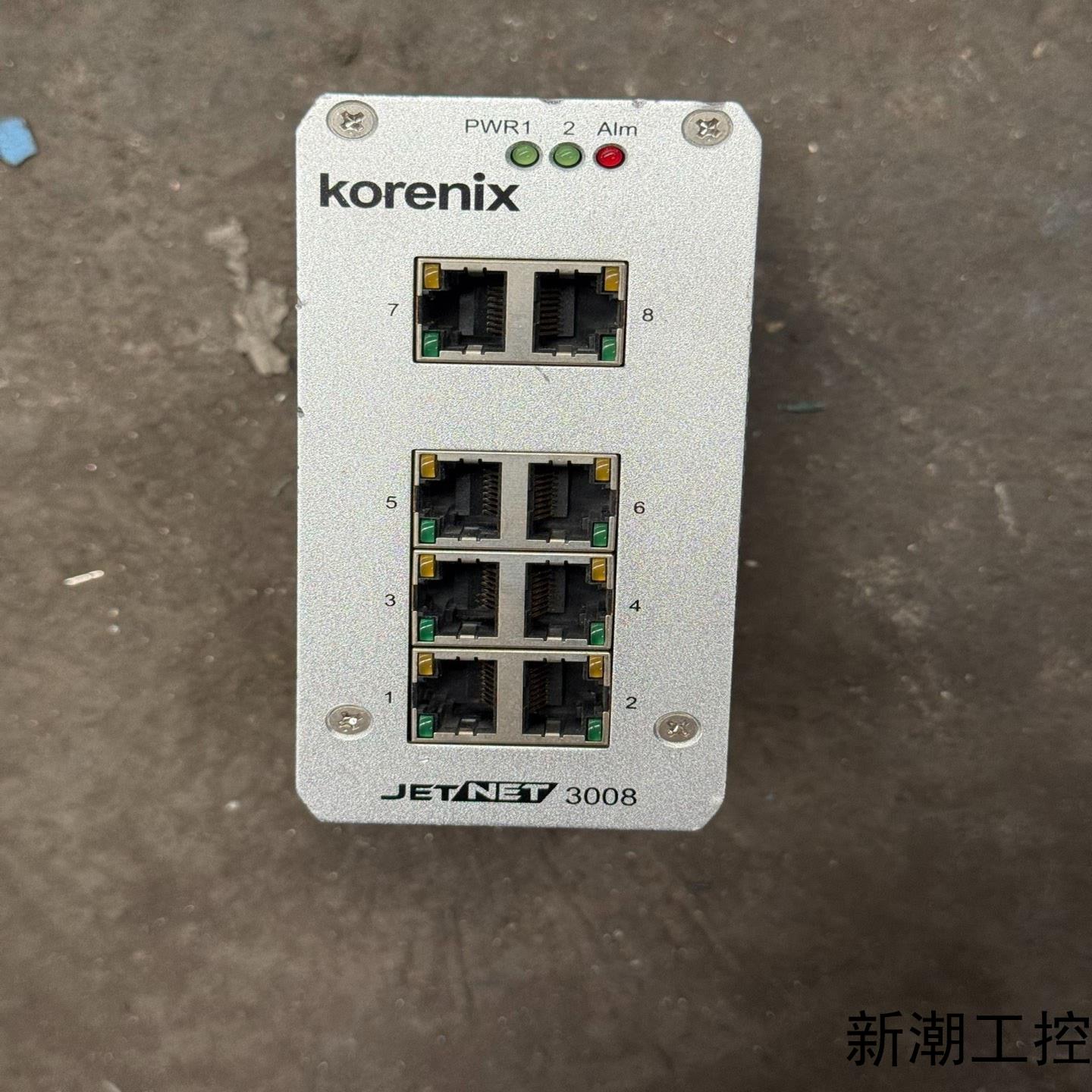 Korenix科洛理思JetNet3008工业交换机8口百议价商品