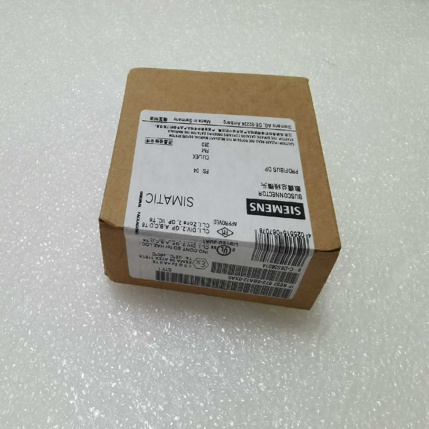 DP接头，型号：6ES7-972-0BA12-0XA0询价