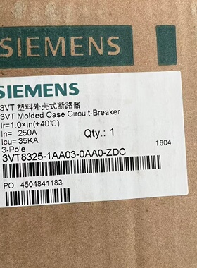 询-3VT83251AA030AA0ZDC断路器