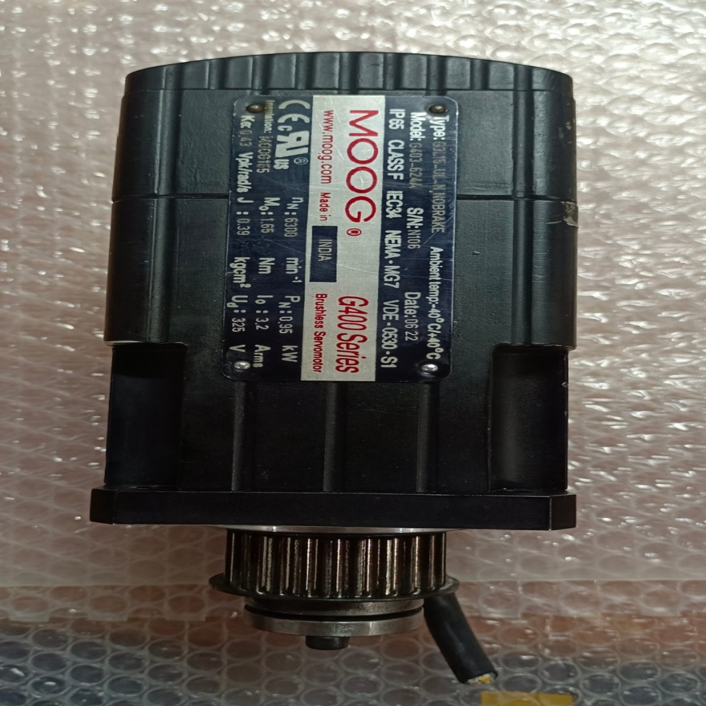 【请询价】MOOG穆格伺服电机G403-624A 095KW