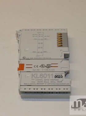 议价Beckhoff Kl6011  Kl 6011 Serielle Schttstelle Tty 20MaCu