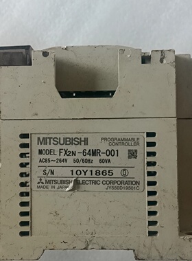 三菱FX2N64MR001拆机成色如图实物拍摄外壳-议价