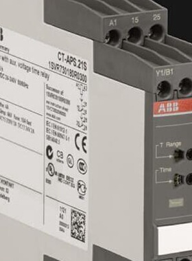 议价原装ABB延时继电器  CT-APS.21S, off-delay,2c/o,24-240VAC/