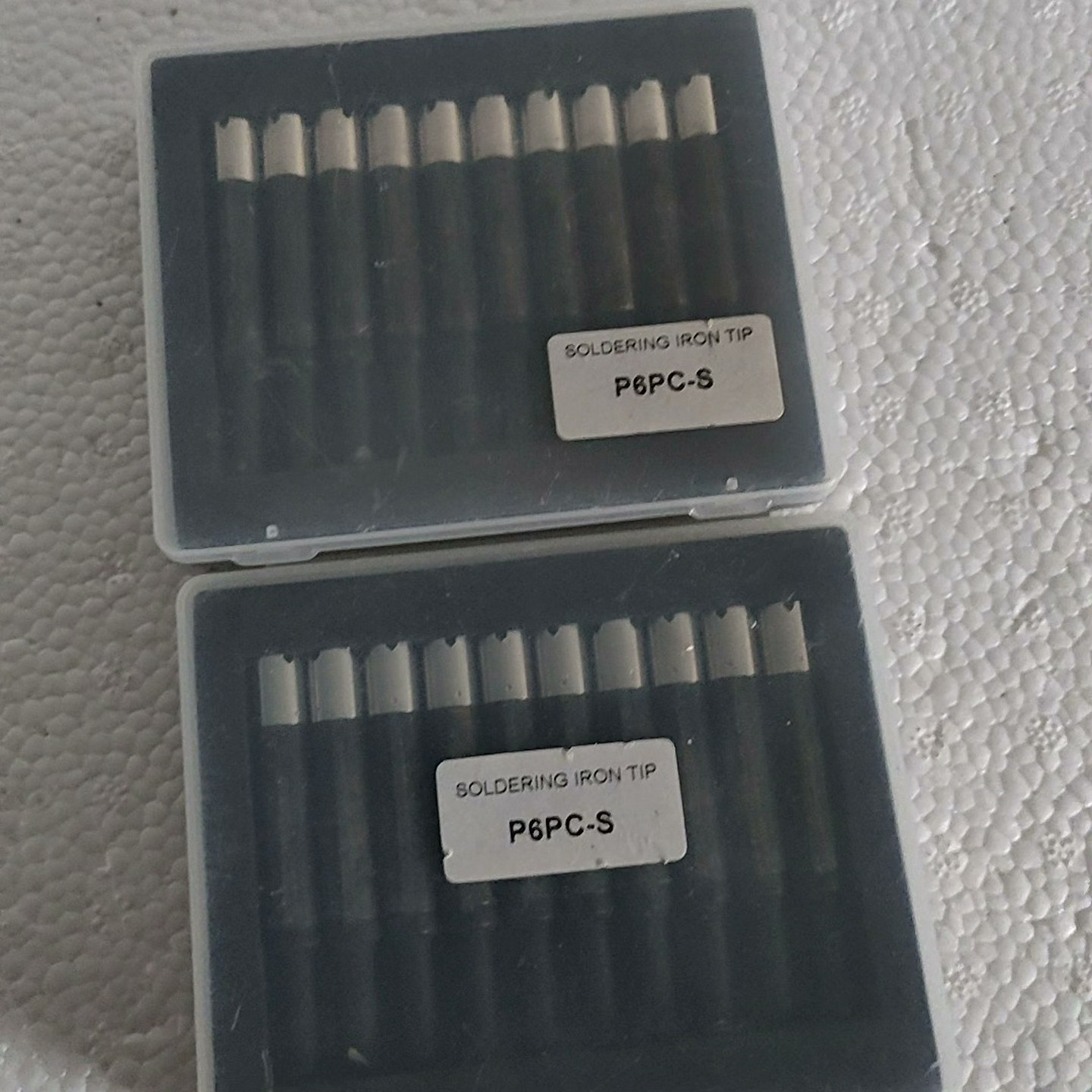 询价~P6PC-S烙铁头两盒 实物图，图上两盒p6pc