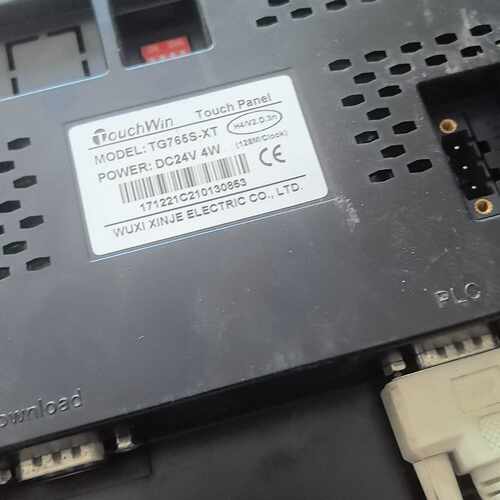 咨询-信捷TouchWin触摸屏TG765S-XT，7寸显示屏，D