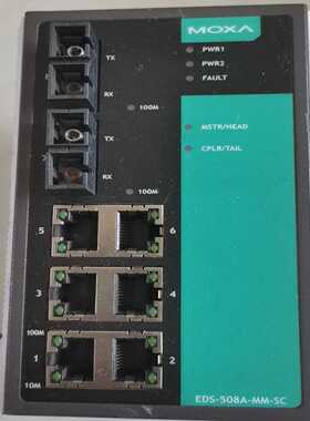 moxa摩莎交换机，EDS-508A-MM-SCED询价