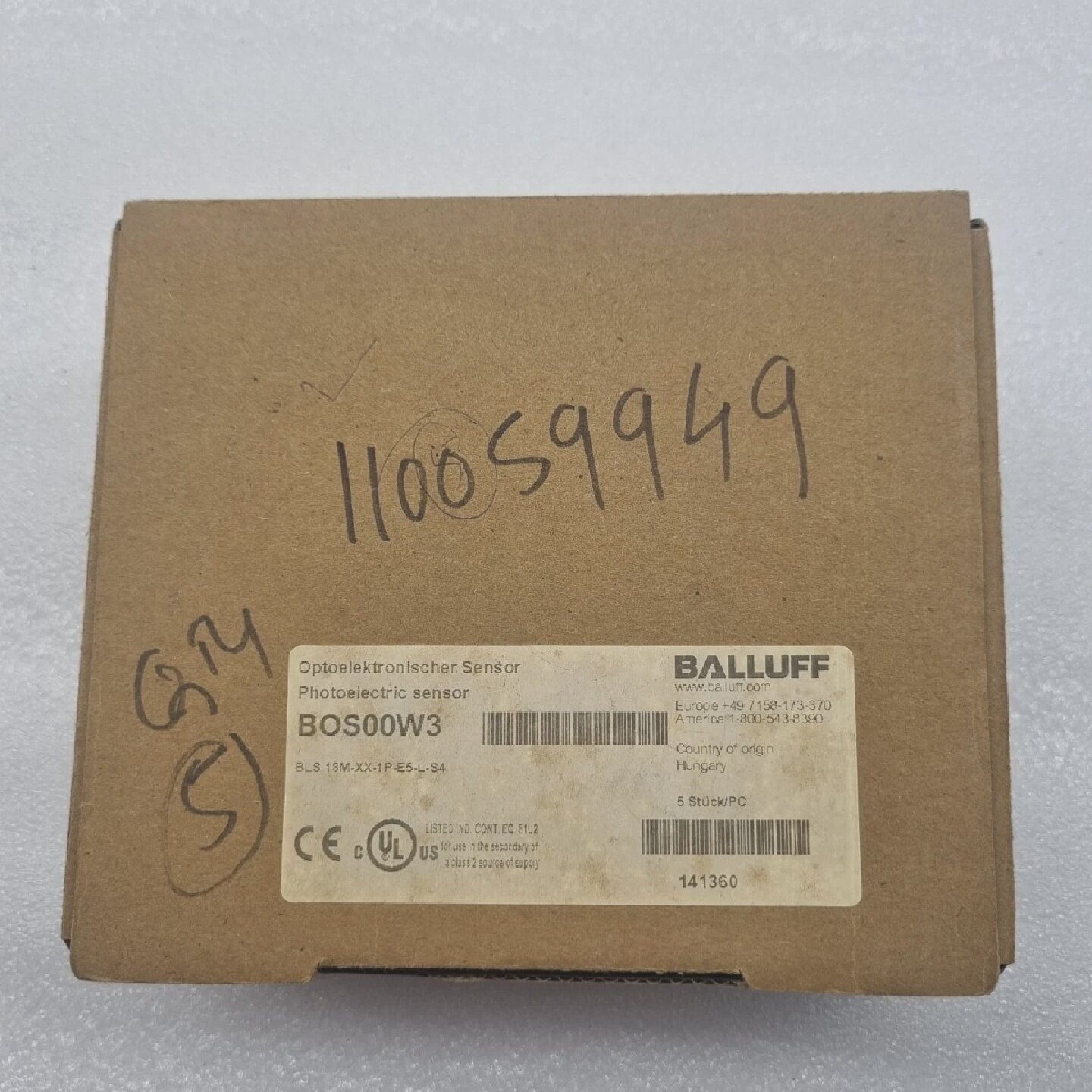 BALLUFF BLS 18MXX1PE5LS4 Proximity Switch BOS00W3 SET OF 4 F