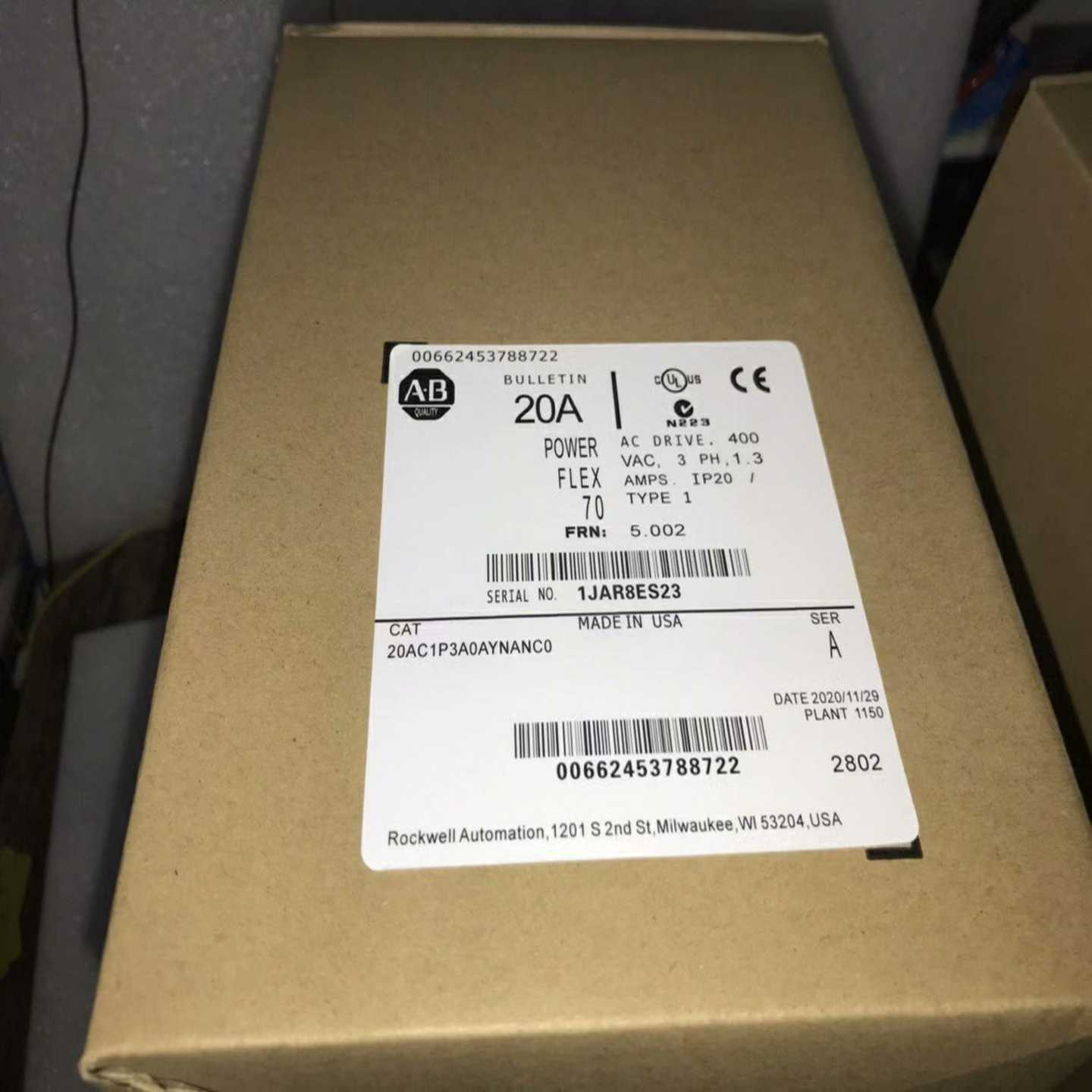AB变频器20AC1P3c2p1c5p0c8p7e询价