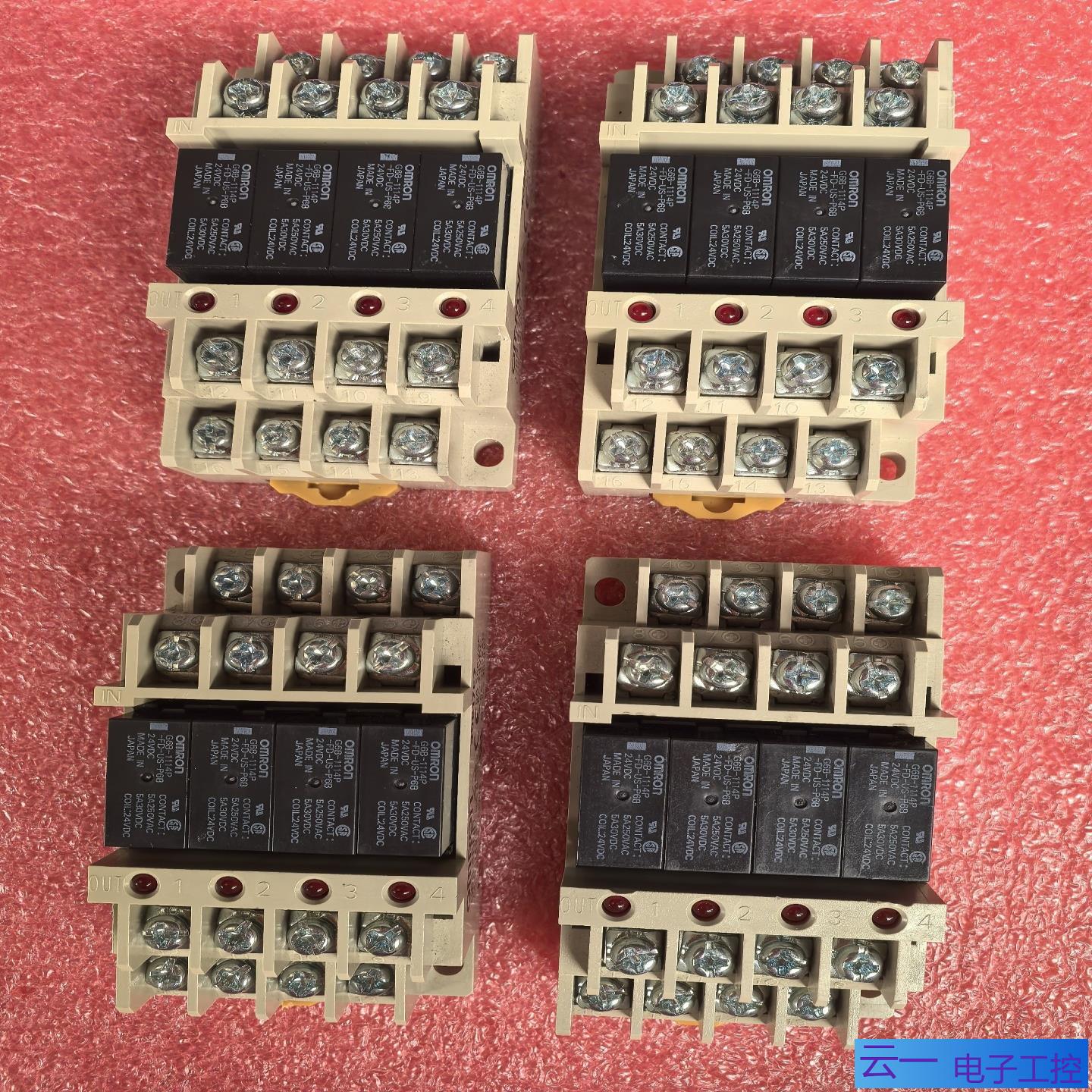 OMRON功率继电器模组G6B-4BN DC24V；议价