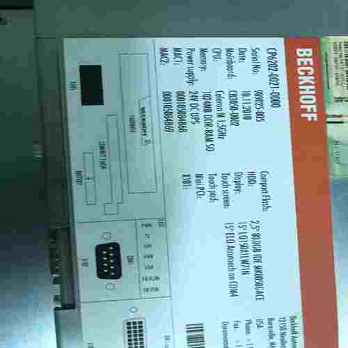 BECKHOFF 工控触摸屏 CP6202-0021-000~询价