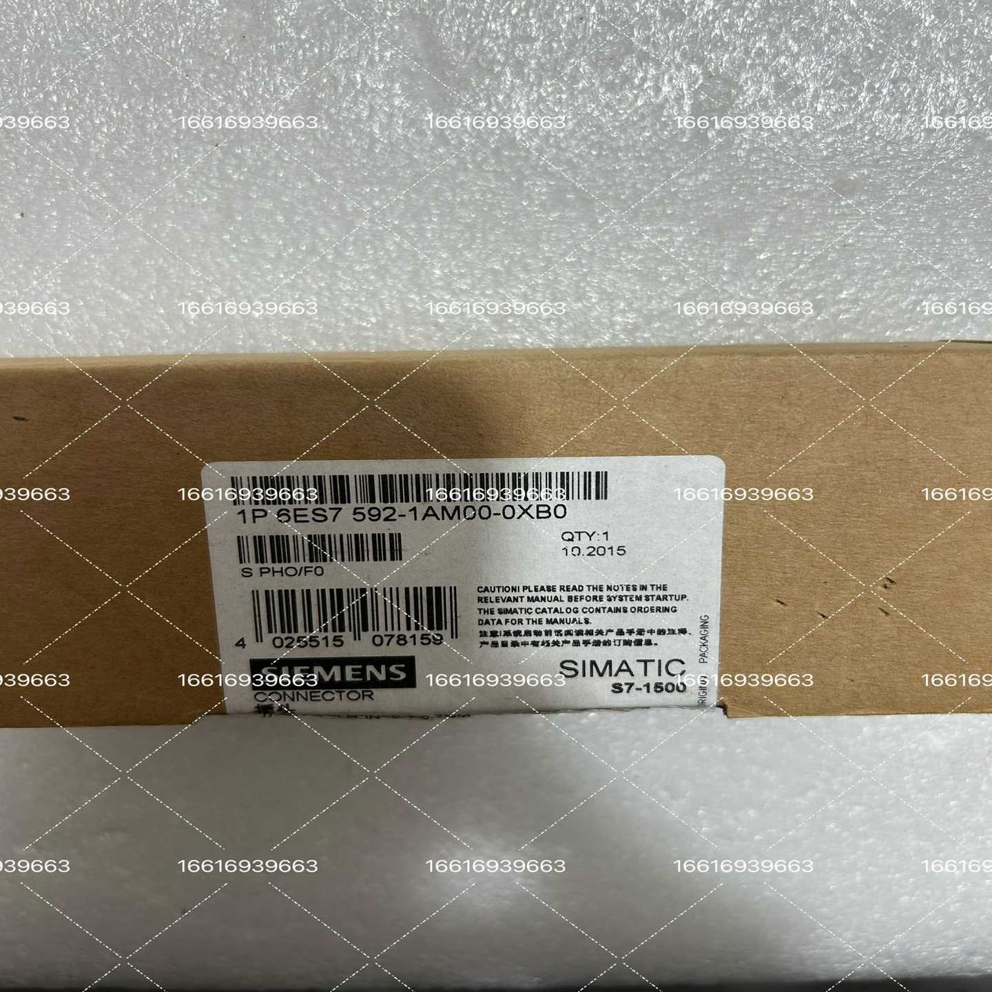 1500连接器6ES7592-1AM00-0XB0现货1个特~议价
