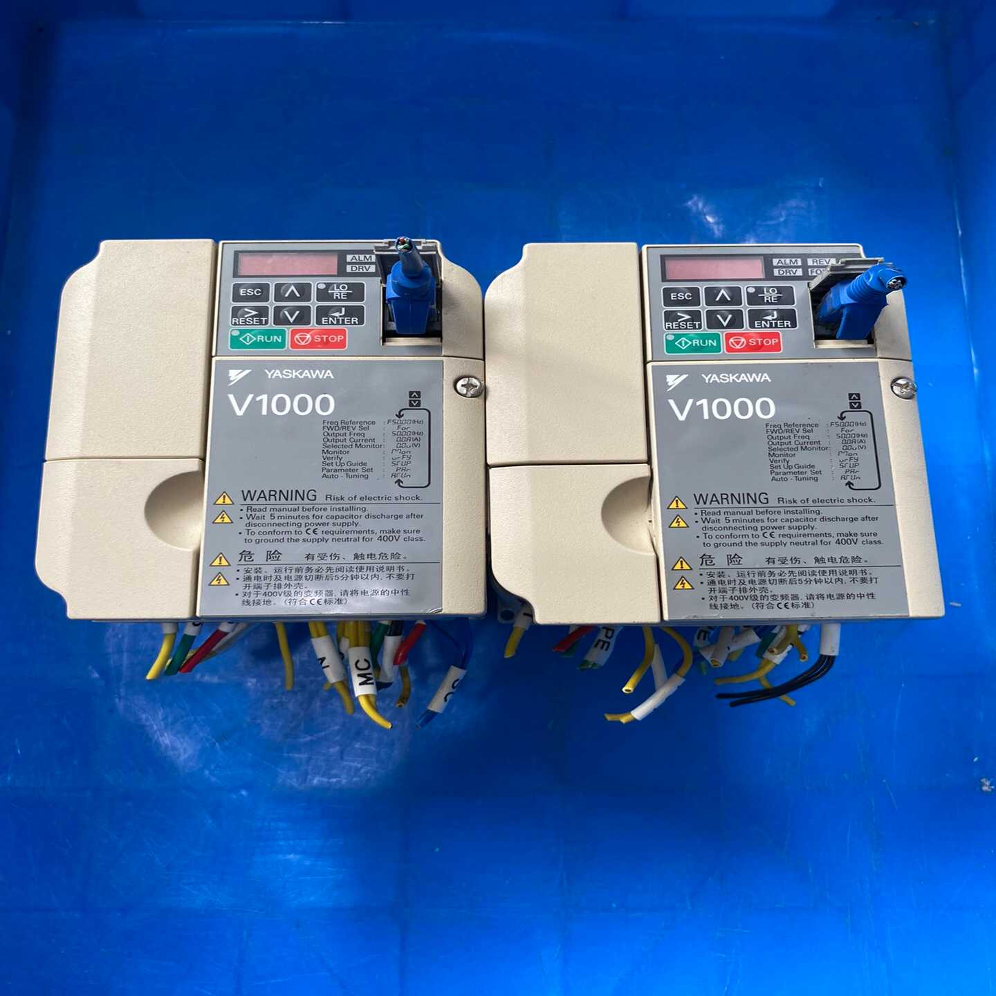 安川变频器，型号CIMR-VB4A0004BBA，实物图拍摄询价