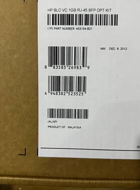 溢价-HP453154B211GSFPRJ45选件