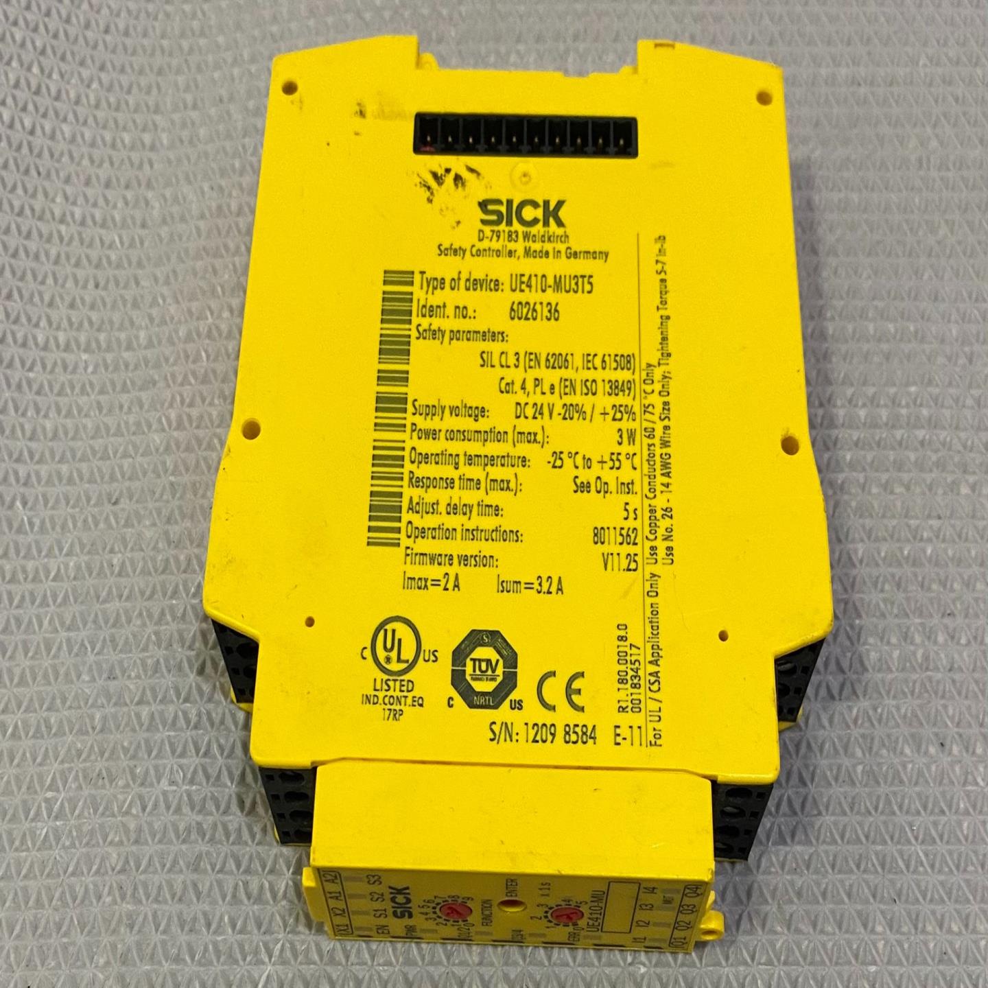 UE410-MU3T5 德国西克SICK安全继电器 6026（佳毅工控）