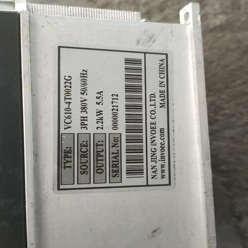 英沃2.2kw变频器VC610-4T0022G，成色~询价