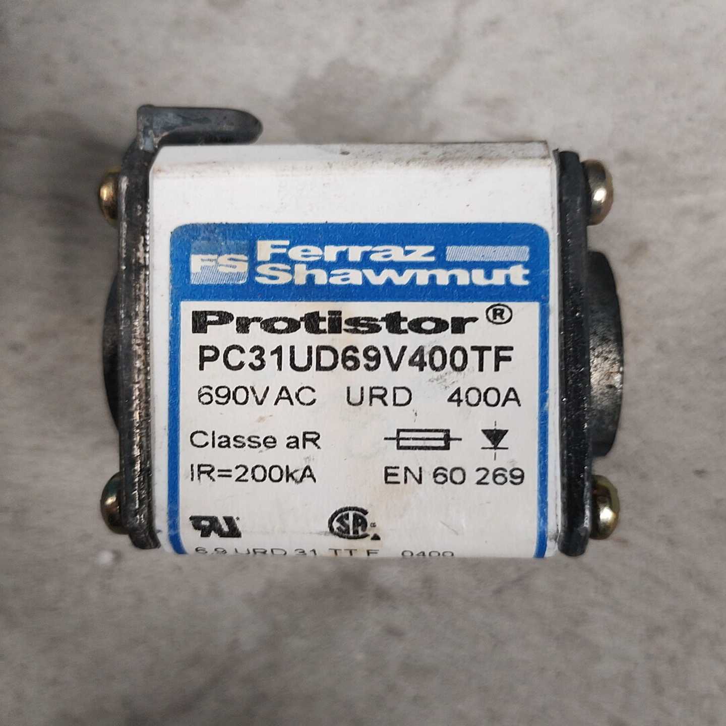 （议价）熔断器pc21ud69v400tf，400a690v