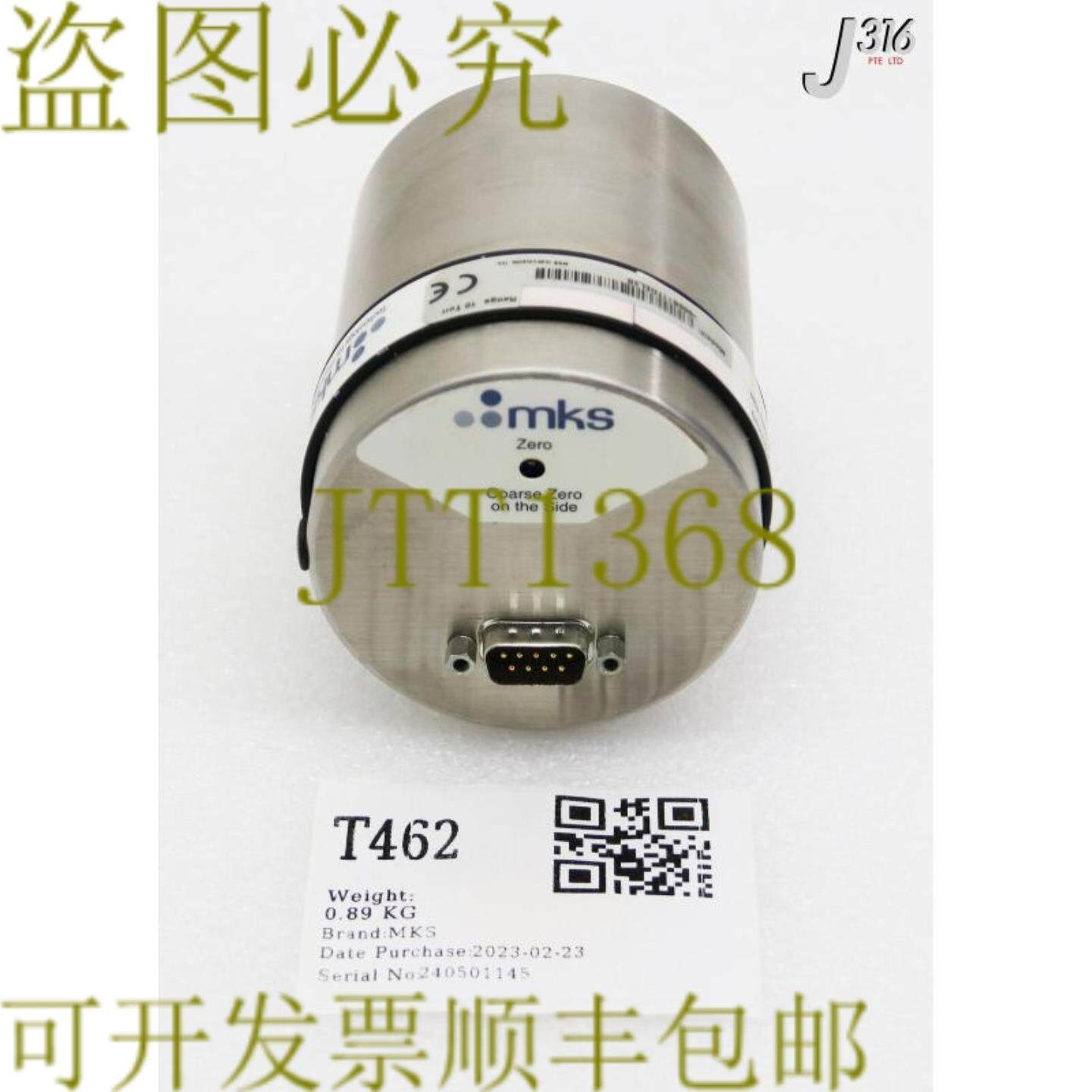供应T462 MKS BARATRON 电容压力计10 TORR 629B11TDEL3B