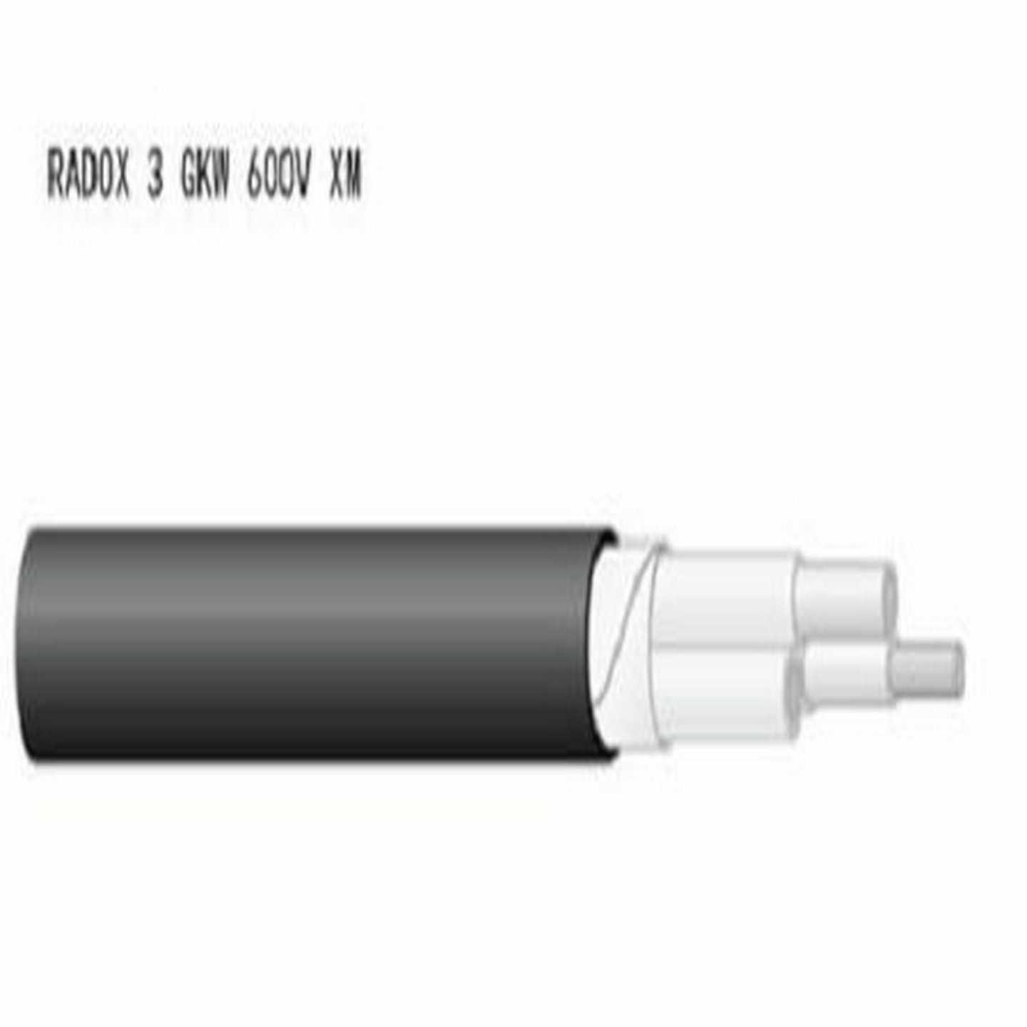 RADOX连接器光伏电缆同轴电缆GKW-LW600V2*2*0.5mEm2