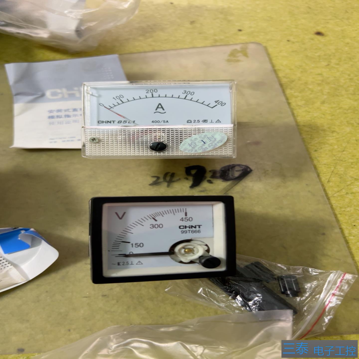 库存正泰电流电压表85L1和99T66系列电表其中，议价