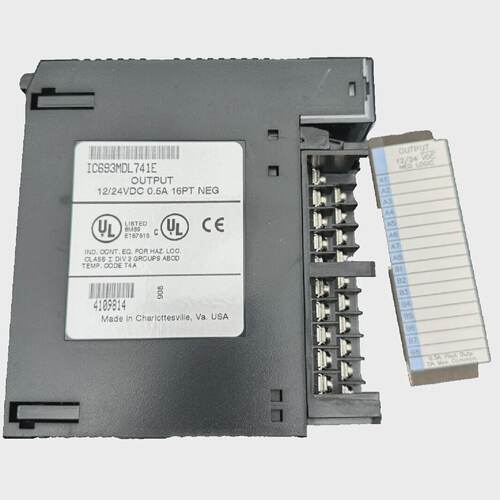 GENERAL ELECTRIC FANUC IC693MDL741E 1224VDC 0.5A 16PT NEG OU