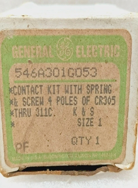 GE546A301G053CONTACTKIT4POLEWITHSPRING&SCREWSIZE1