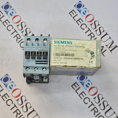 西门子3TS3400-0AP00-8K辅助接触器230V