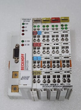 BECKHOFF BK3100 PLC KL1002 KL2012 KL1104