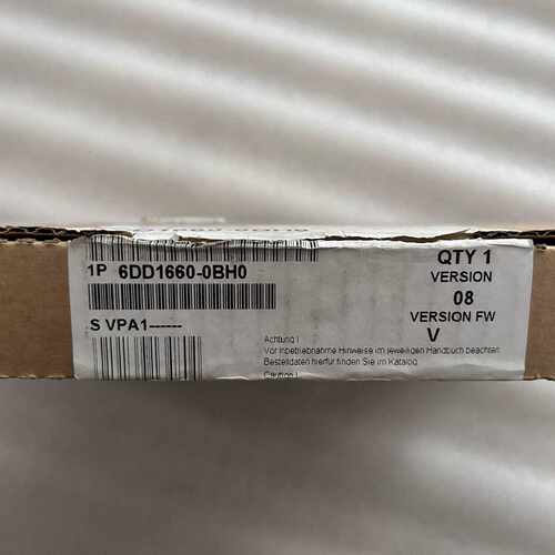 6DD1660-0BH0 仅开封 实图如下 外包装有~询价