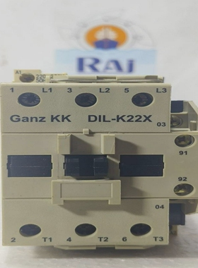 GANZKKDIL-K22XMAGNETICCONTACTOR3POLECOIL220-230VAC5