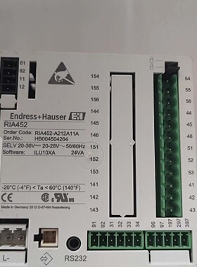 询价-德国恩德斯豪斯EHRIA452过程控制器型号RIA45