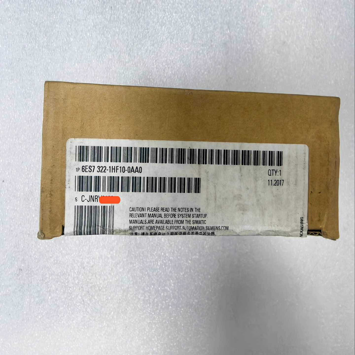 6ES7322-1HF10-0AA0西门子原装原标正品