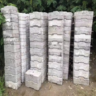 吊篮配重25kg水泥压重块高标混泥土块提升降机电梯桁架水泥块