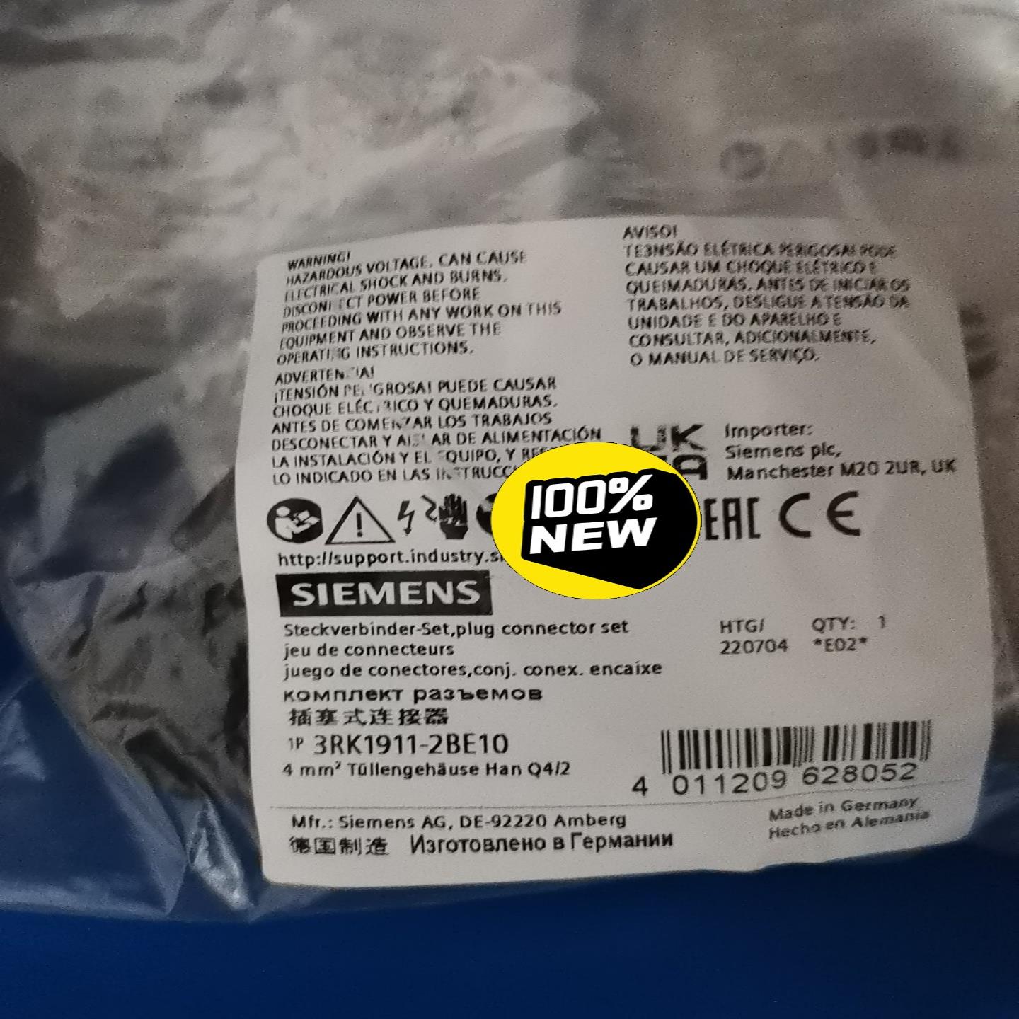 询价3RK1911-2BE10插塞式连接器，，