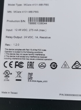议价MOXA MGate 4101-MB-PBS 网关 现货 特价活动中