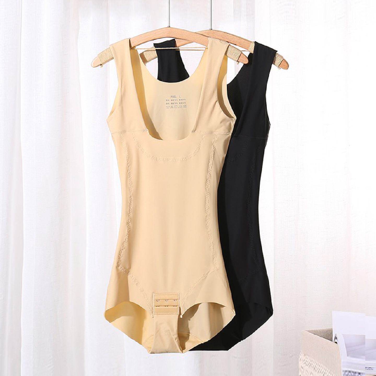 肤色连体塑身衣夏季薄款超薄收腹束腰美体紧身收肚子无痕束身内衣