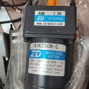 寻ZD中大电机4IK25GNC25W功率220V电压1