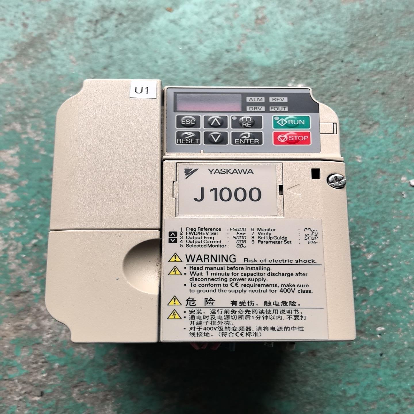 询价~安川变频器CIMR-JB4A0002BAA   0.4KW