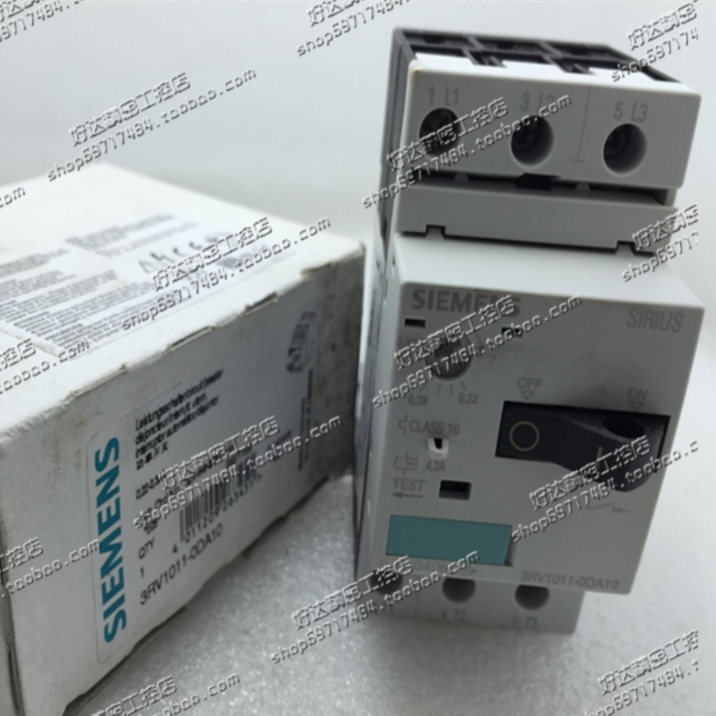 SIEMENS西门子马达保护断路器3RV1011-0DA10全新原装正品现货