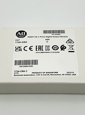 议价1734-OB4输出模块罗克韦尔Allen-Bradley全新现货1734OB4
