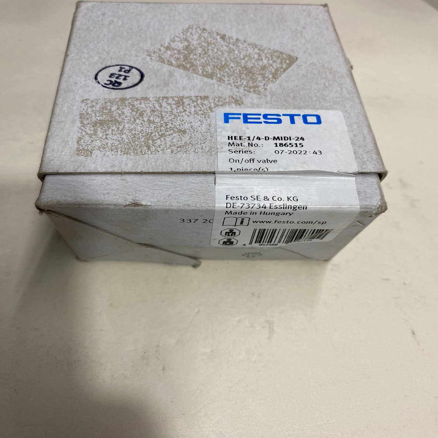 (重工机械)费斯托开关阀-1/4--MII-24先导驱动弹簧复