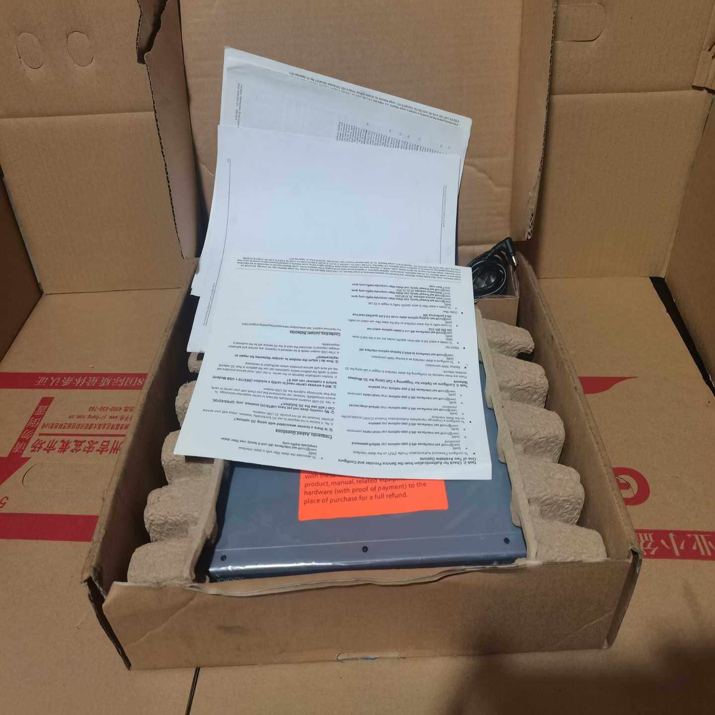 Juniper瞻博SRX110防火墙。网关。测试好。带包装。--议价商品