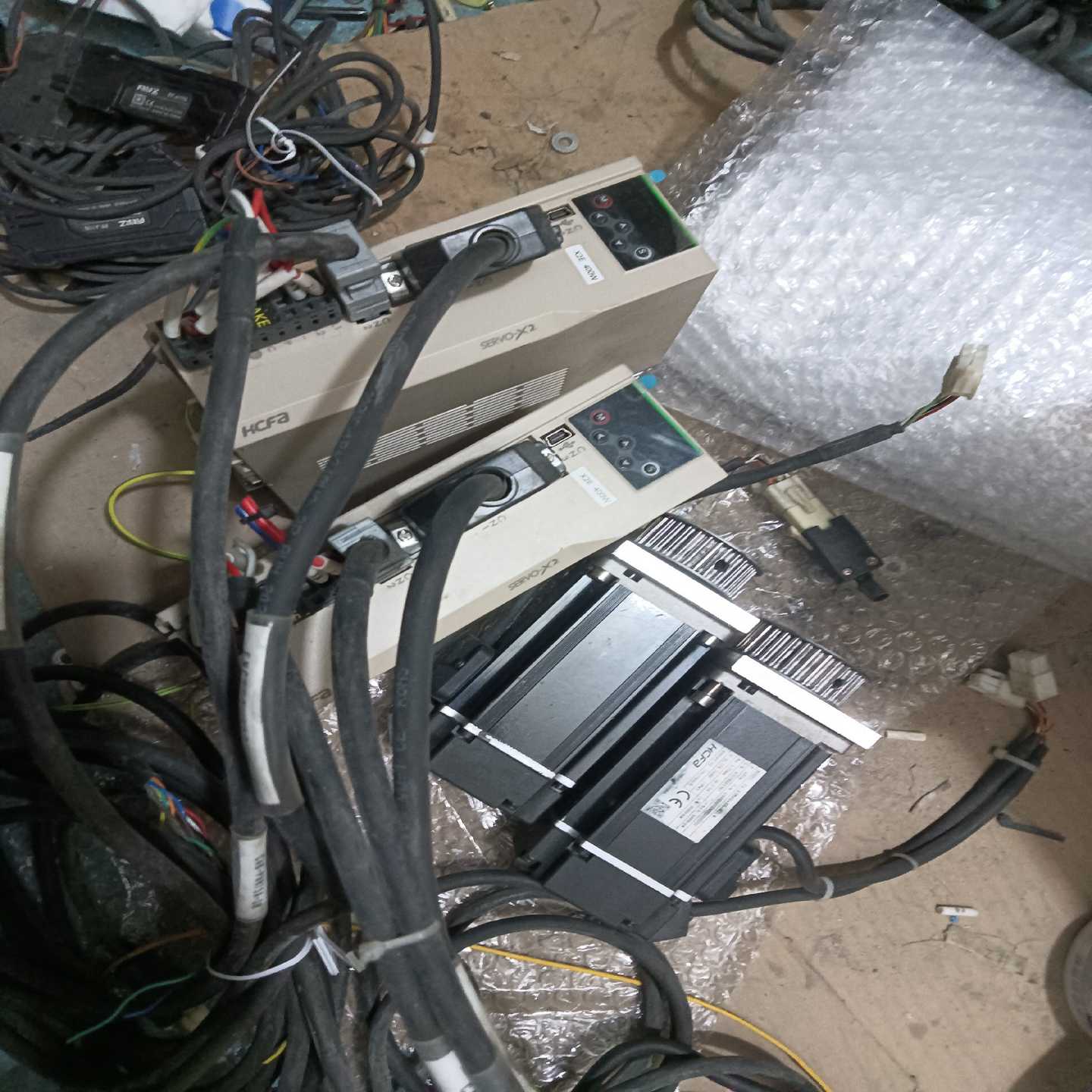 【议价】400W禾川X2伺服驱动器电机电机线编码器线，成色好，适用