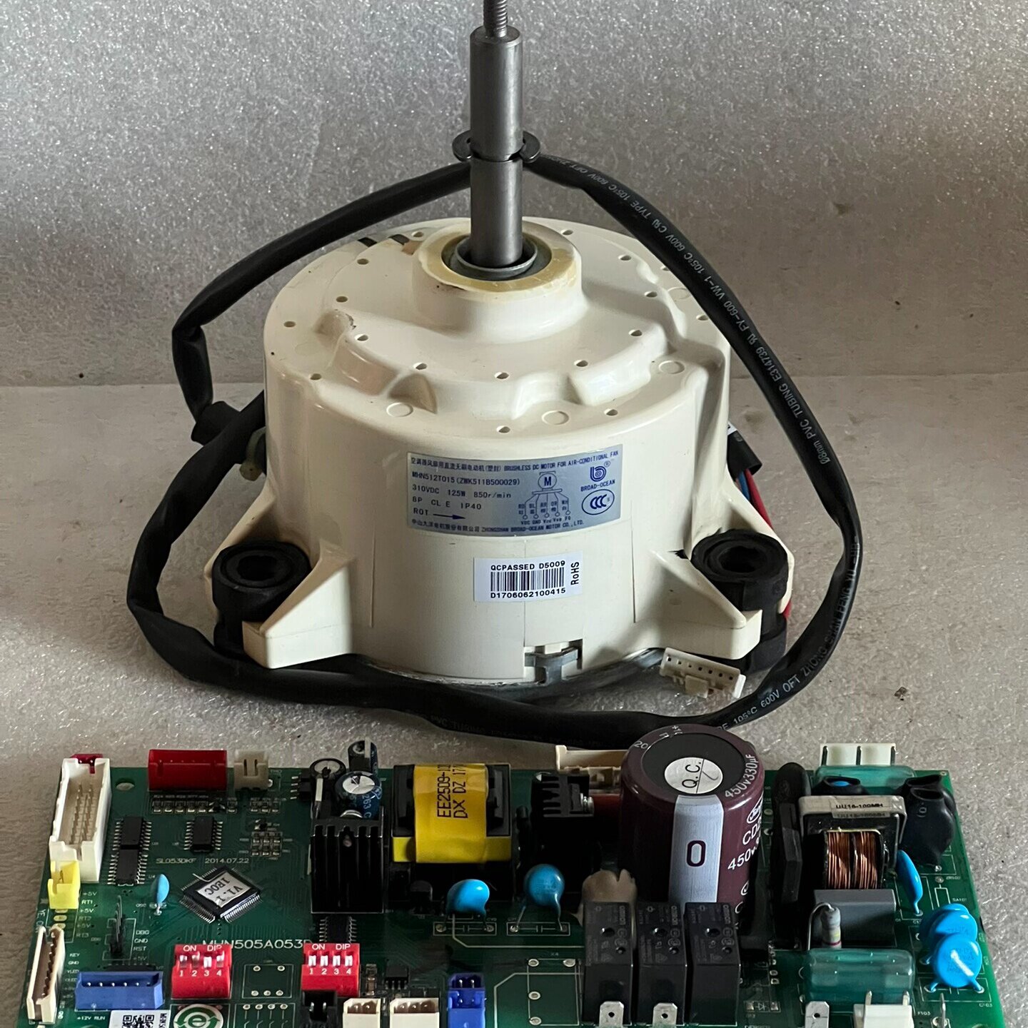 适用于三菱重工海尔吸顶机电机MHN512T015ZWK51