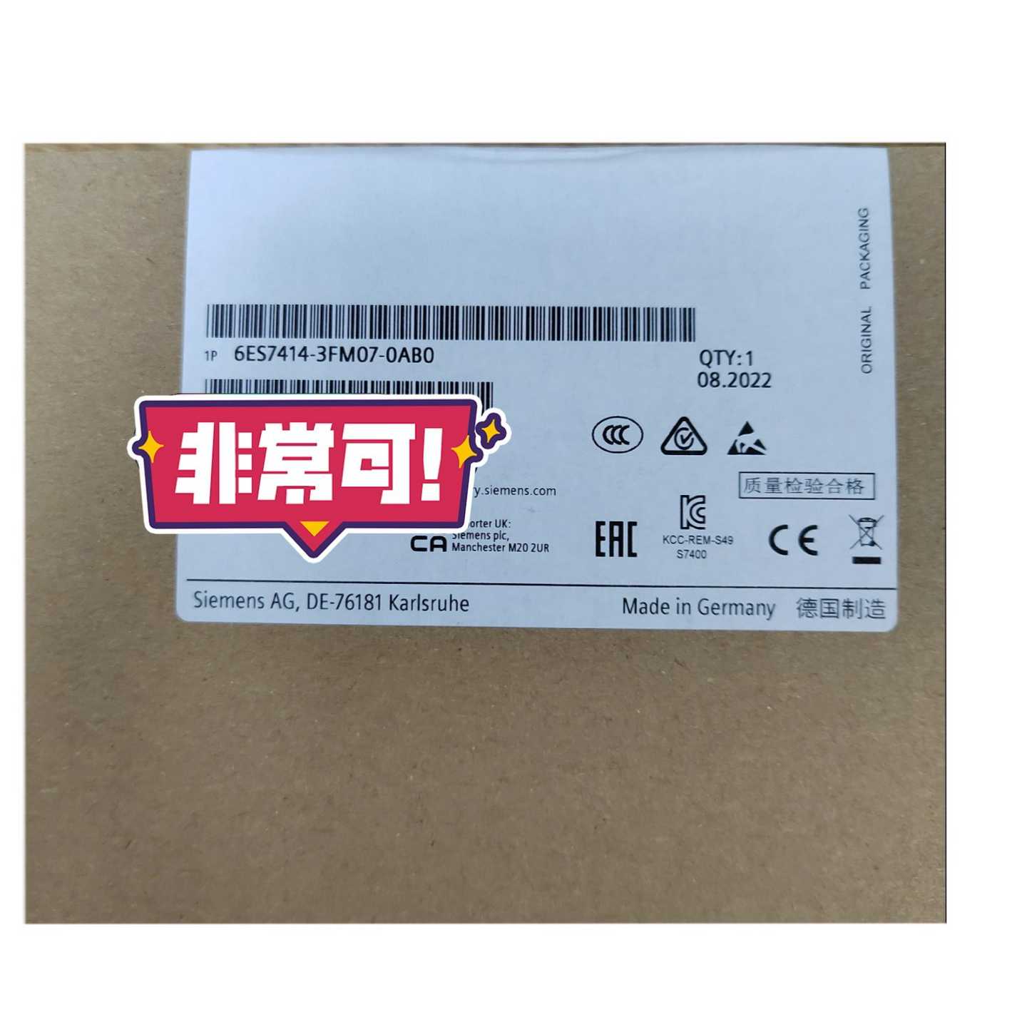 6ES7414-3FM07-0AB0原标一台询价