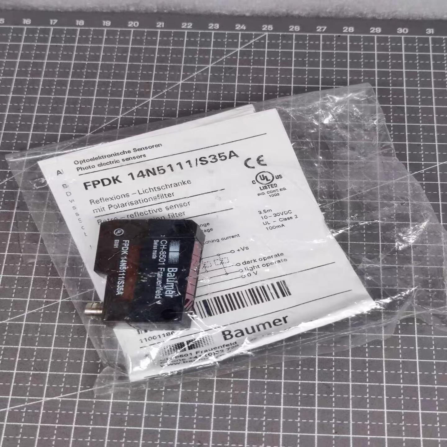 Baumer堡盟光电开关传感器CH-8501FPDK1询价