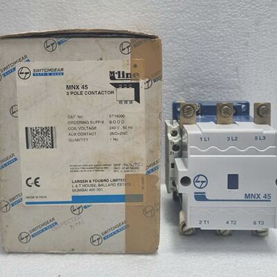 Larsen  Toubro MNX 45 3 Pole Contactor MLine ST19000 Coil Vo