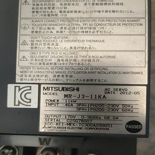 【星慕电子】MR-J3-11KA