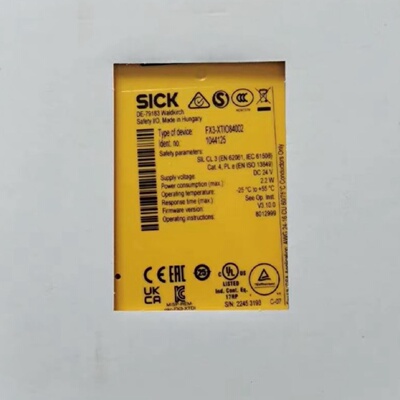 SICK西克FX3XTIO84002安全继电器104-议价